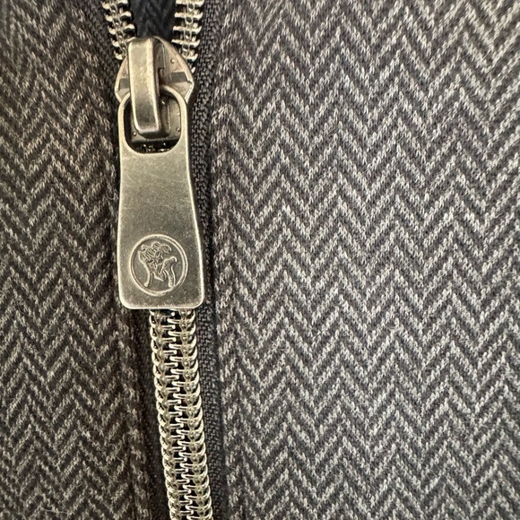 Hart Schaffner Marx Full Zip Bomber‎ Jacket Herringbone Tweed Gray Men’s Size M - Picture 5 of 11